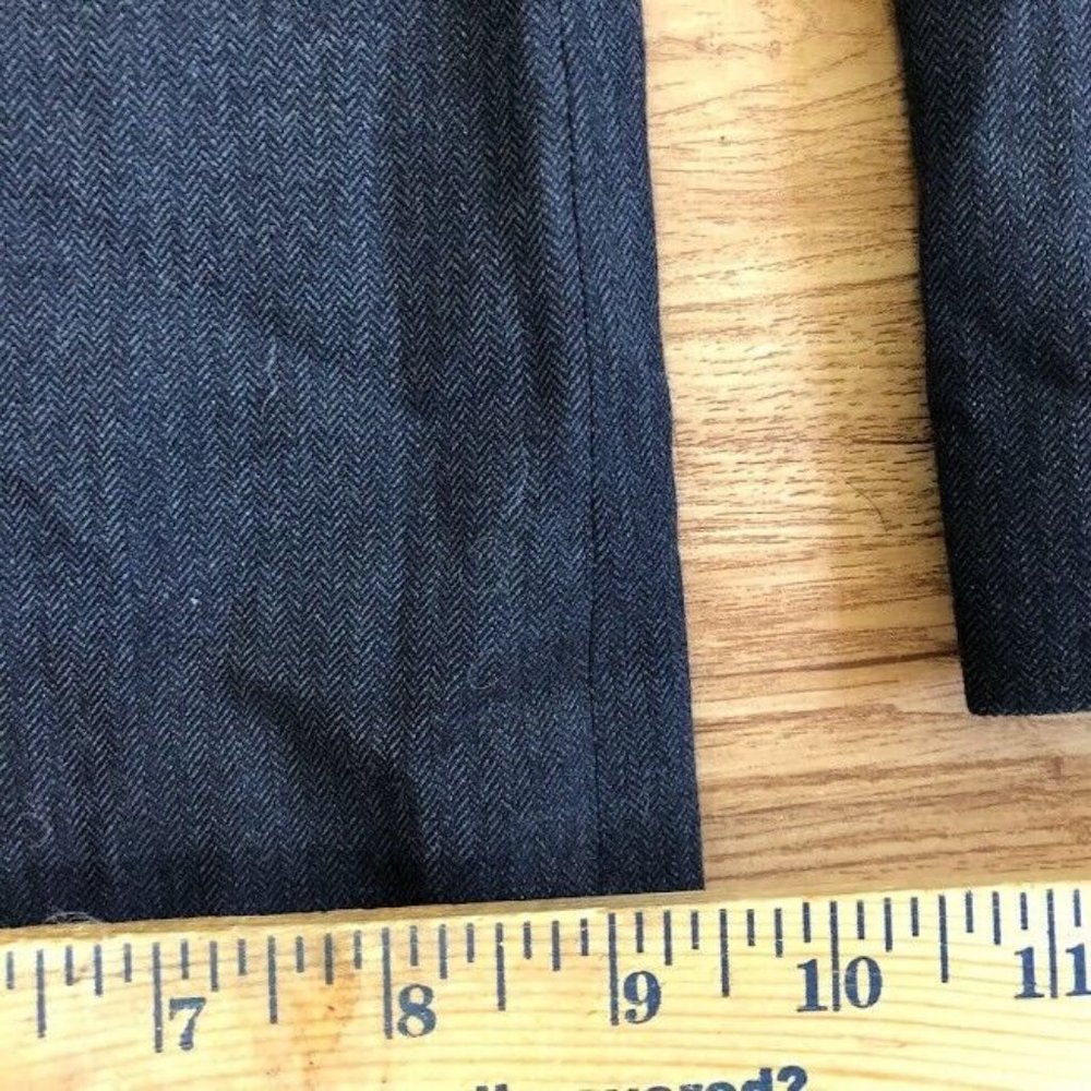 Theory Max C Gray Pants Button Front & Back Zip F… - image 3